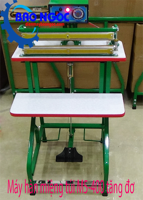 Máy hàn miệng túi M5-400 tăng đơ - Máy hàn miệng túi