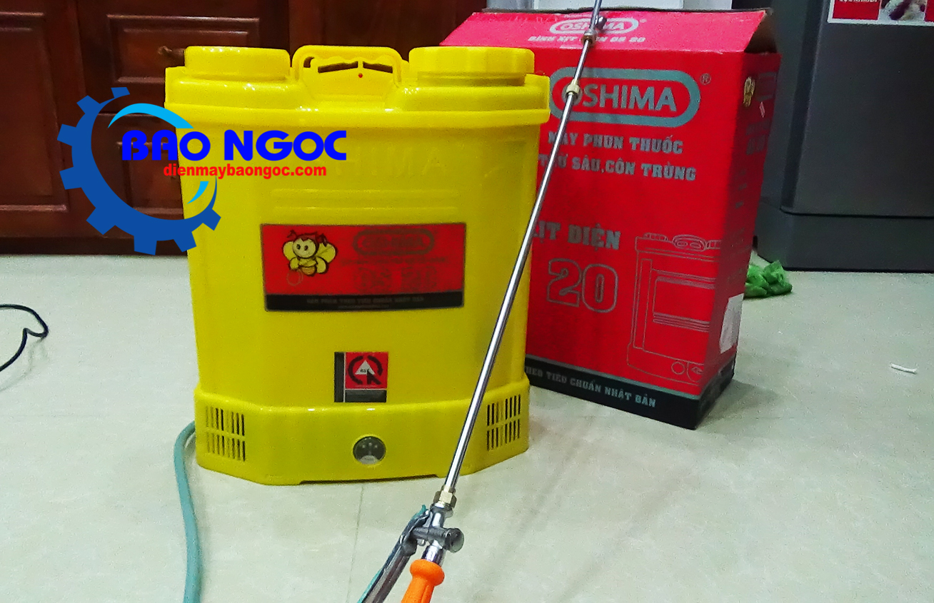 Máy phun thuốc bằng điện Oshima OS20 - Máy phun thuốc trừ sâu