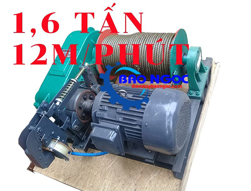 Tời kéo mặt đất KENBO JM 1,6 - 1,6 tấn 12m/phút - Máy tời điện