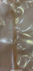 đường hàn 8mm của máy hàn miệng túi PFS-300