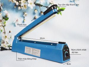 cấu tạo của máy hàn miệng túi dập tay PFS-300
