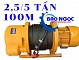 Tời kéo mặt đất KENBO 2500/5000 100M cáp - Máy tời điện