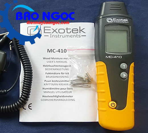 Máy đo độ ẩm mùn cưa gỗ dâm Exotek MC-410