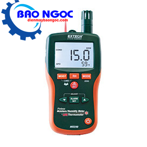 Máy đo độ ẩm tích hợp nhiệt kế hồng ngoại Extech-MO290