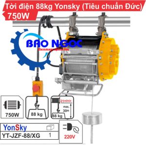 Máy tời điện Yonsky YT-JZF-88/UP - Máy tời điện