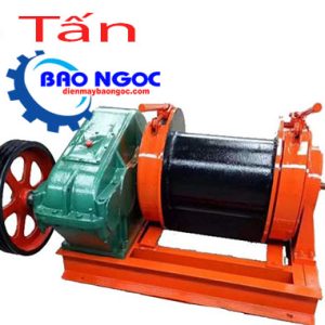 Tời kéo mặt đất 5 tấn chạy dầu Diesel - Máy tời điện