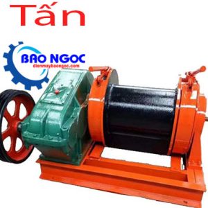 Tời kéo mặt đất 2 tấn chạy dầu Diesel - Máy tời điện