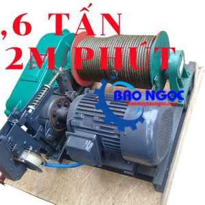 Tời kéo mặt đất KENBO JK 1,6 - 1,6 tấn 22m/phút - Máy tời điện