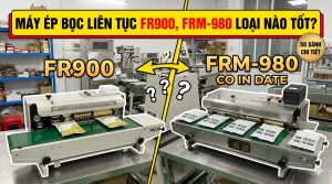 máy ép bọc liên tục FRM 980 và FR900